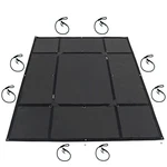 Pickup Truck Bed Tarp (7 1 W X 7 6 L) - Heavy Duty Short Black Solid. Fixed Price $87.90.