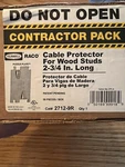 50 Hubbell Raco 2-3/4"l Steel Puzzle-plate Interlocking Cable Protector 2712-9r. Fixed Price $24.99.