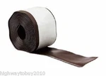 Md Bldg. # 93161 4" X 20' Satin Brown Vinyl Self Stick Wall Base Cove Moulding. Fixed Price $52.90.