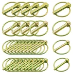 Pinailer 30 Pcs Of Lynch Pin Assortment Kit For Trucks, Tractors, Trolleys, .... Fixed Price $27.53.