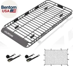 Car Roof Cargo Carrier Combo - Upgraded 84"x 39"x 4" Rack Basket, Super Dut. Fixed Price $361.68.
