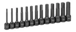 Grey Pneumatic Corp. 1343mh 1/2" Drive 13 Piece 4" Length Metric Hex Driver Set. Fixed Price $249.05.