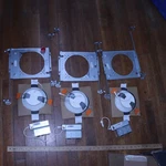 (3-pk) Halo Dimmable Led Recessed Light Aluminum Matte White 600lm 120v 6". Fixed Price $43.96.