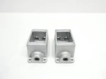 Box Of 2 Crouse Hinds Fdcc1 Condulet Iron Single Gang Conduit 1/2in. Fixed Price $47.50.