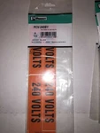Panduit Pcv-240by Voltage Marker Vinyl 240v Cd 240 Volts Pk5. Fixed Price $18.05.