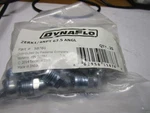 Dynaflo 1/4"-18 65 Steel Yellow Zinc Grease Fitting With Ball Check Qty 25. Fixed Price $25.00.