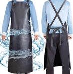 Sheomern Waterproof Rubber Apron, 48" Xl Anti-tear Heavy Duty Vinyl Adjustable T. Fixed Price $57.99.