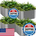 Mostmahes 4 Pcs Galvanized Raised Garden Bed Outdoor Metal For. Fixed Price $83.99.