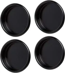 4pcs Closet Door Finger Pull 2-1/8", Easy Snap-in Circular Black Pul. Fixed Price $11.88.