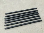 Sandbaggy Square Steel Concrete Form Stakes W/ Nail Holes - Rebar Pin. Fixed Price $994.26.