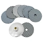 Dry Diamond Polishing Pads For Granite Marble Stone 4 Inch Set 7 Pieces Grind.... Fixed Price $37.17.