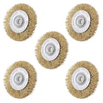 Uxcell 2-inch Wire Wheel Brush Bench Copper Plated Crimped Steel 1/4-inch Sha.... Fixed Price $22.89.