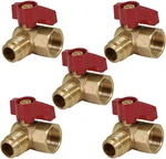 Midline Valve Gaslxfa1212-5 Angle Gas Ball 1/2 In. X In., Brass. Fixed Price $40.09.