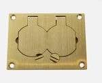 Wiremold Walker Legrand 828r Duplex Cover Plate Obx, Brass. Fixed Price $100.00.