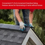Gaf Cobra Snow Country 13.75" X 48" Roof Ridge Exhaust Vent Black New. Fixed Price $156.97.