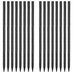 16 Inches Rebar Stakes(16pcs) Heavy Duty Straight Metal Ground Anchors With C.... Fixed Price $39.39.