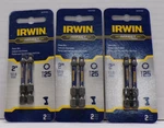 Lot Of 3 Irwin Impact Power Bits T25 2" 50.8mm Iwaf32tx252 Pack 2 Each. Fixed Price $12.99.