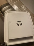 Qty=8: New Mid-america Vinyl 001 White Scallop Mount Blocks M00030101001. Fixed Price $45.00.
