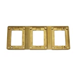 Wiremold Walker Legrand 837t Nonmetallic 3-gang Tile Flange Obx Series, Brass. Fixed Price $94.05.