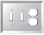 Crl Gmp10c Clear Double Toggle Duplex Glass Mirror Plate. Fixed Price $28.48.