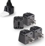 Usa, Canada Adapter Plug, Europe, Uk, China To Us American Adaptor - Grounded. Fixed Price $12.89.