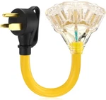 50 Amp To 20 Welder Distribution Adapter Yellow, Black, Transparent. Fixed Price $39.25.
