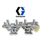 Used Graco The Glutton Stainless Air Powered Bellows Pump Series 1200 2gpm. Fixed Price $2577.00.