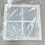 White Square Plastic Hvac Vent Cover Grille, Plastic, Hvac, Mpn A62dm6mvar. Fixed Price $20.00.