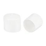 2 X 51mm White Rubber Caps For Flexible Vinyl Round Inserts. Fixed Price $7.79.
