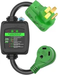 Rvguard Surge Protector 50 Amp To 30 Rv Adapter Cord W/ Overload Protection. Fixed Price $40.50.
