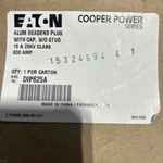 Eaton Cooper Dip625a 600 A 16.2 Kv Insulating Deadend Plug W/cap & Stud. Fixed Price $55.00.
