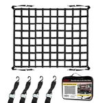 Cargo Net For Pickup Truck Bed Adjustment 66"x82" Netting Wit.... Fixed Price $125.04.