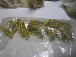 #10-32 X 1-1/4" Slotted Drive Round Head Brass Machine Screw Qty 48. Fixed Price $20.00.