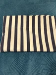 Ralph Lauren Carlisle Navy & White Stripe Twin Flat Sheet. Fixed Price $30.00.