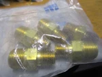 3/8" X 1/4"mpt Brass Hex Nipple Qty 5. Fixed Price $25.00.