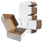 Rlavbl 7x5x2 Inches Shipping Boxes Set Of 25, White Small Corrugated Cardboar.... Fixed Price $24.93.