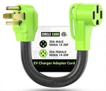 Circlecord 4 Prong Nema 14-30p To 14-50r Ev Charger Adapter Cord Blue. Fixed Price $19.00.