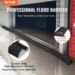 Flood Barrier Vevor Dam Bag, 17ft X 6in, Water Activated. Fixed Price $18.99.
