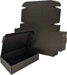 50 Pack 9x6x2'' Small Shipping Boxes, Black Corrugated Cardboard Mailers For .... Fixed Price $56.89.