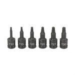 Grey Pneumatic 1/4" Drive 6 Pc Internal Torx Impact Driver Set. Fixed Price $57.96.
