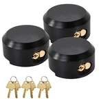 3 Pack Puck Locks For Trailers Keyed Alike 2-7/8 Hidden Shackle Padlocks. Fixed Price $73.27.