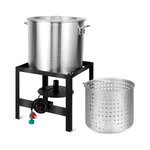 Ot1802 Seafood Boil Kit, Featuring A Propane Burner, Regulator, And A.... Fixed Price $156.28.