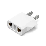 Unidapt Small European To American Outlet Plug Adapter, Eu 1-pack, White. Fixed Price $9.99.
