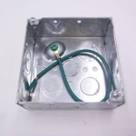 Raco 4" X 1-1/2" Welded Square Box W/16 Knockouts #12 Stranded Copper Pigtail. Fixed Price $19.99.