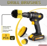 Drill Brushes Attachment Set 3 Pcs Power Cleaner Cleaning Scrubber Tub Shower Us. Fixed Price $6.96.