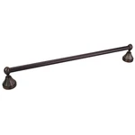 Newbury Brushed Oil Rubbed Bronze 18" Single Towel Bar - Bathroom Hardware. Fixed Price $43.70.