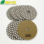7 Pcs 4" # 3000 B Grinding Wheel For Stone Dry Diamond Polishing Pads. Fixed Price $23.33.