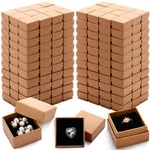Nosiny 120 Piece Small Ring Boxes Bulk 2 X 1.2 Inches, Brown. Fixed Price $54.44.