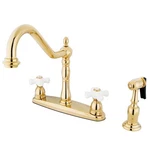 Kingston Brass Kb175.pxbs Heritage 1.8 Gpm Standard Kitchen -. Fixed Price $272.97.