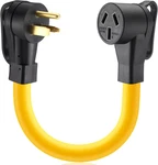 50amp Nema 6-50p To 10-50r Welder Stove Adapter Cord, Black, Yellow. Fixed Price $53.15.